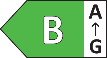 Energieeffizienzklasse: B [A >> G]
